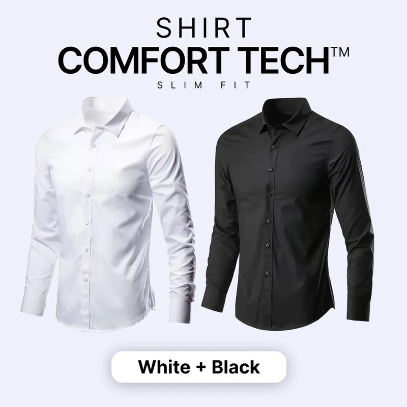 Men's Shirt with Flexible Technology – Comfort Tech [BUY 1, GET 1 FREE]