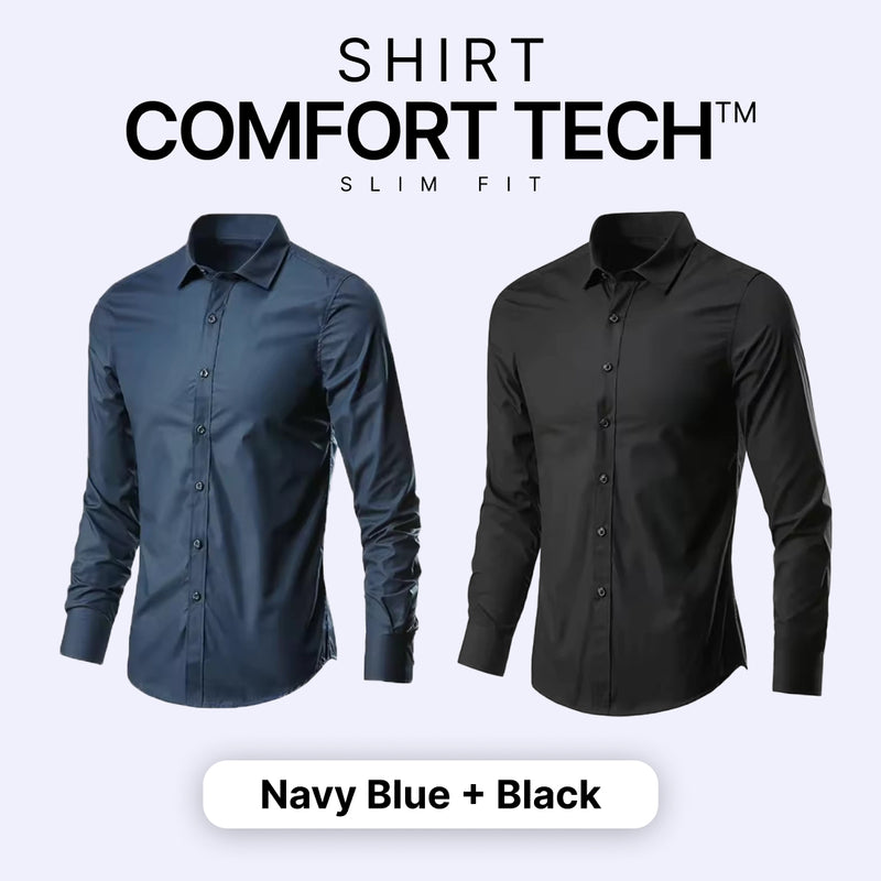 Men's Shirt with Flexible Technology – Comfort Tech [BUY 1, GET 1 FREE]