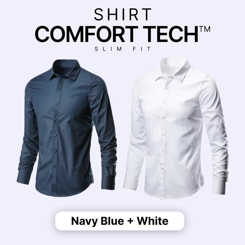 Men's Shirt with Flexible Technology – Comfort Tech [BUY 1, GET 1 FREE]