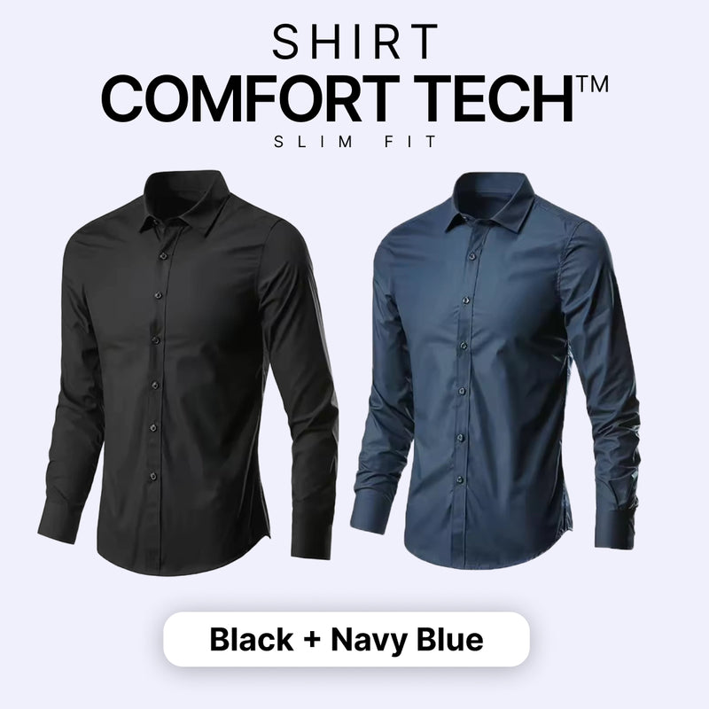 Men's Shirt with Flexible Technology – Comfort Tech [BUY 1, GET 1 FREE]