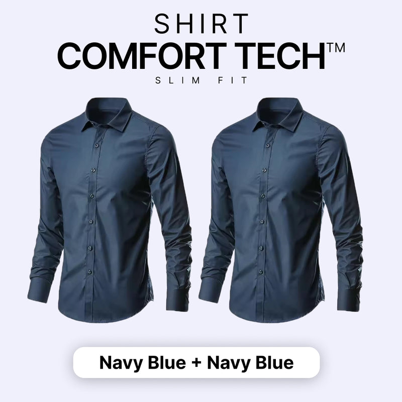 Men's Shirt with Flexible Technology – Comfort Tech [BUY 1, GET 1 FREE]