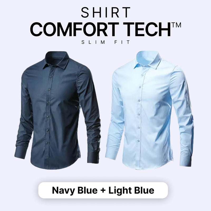 Men's Shirt with Flexible Technology – Comfort Tech [BUY 1, GET 1 FREE]